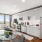 living area that includes ample seating spaces and bright lighting