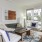 a living room with a large window